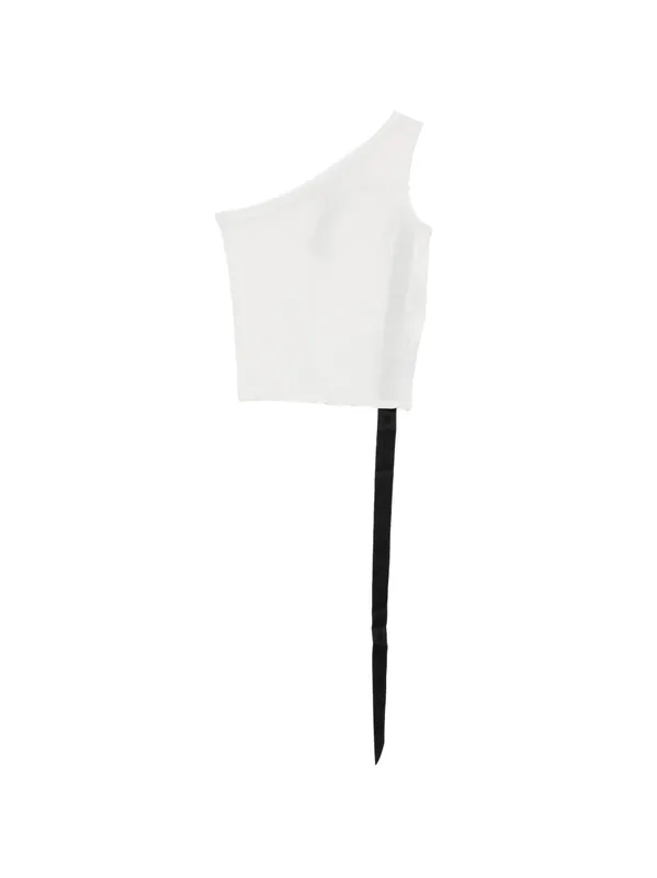 Ziggy One-Shoulder Top With Ribbon