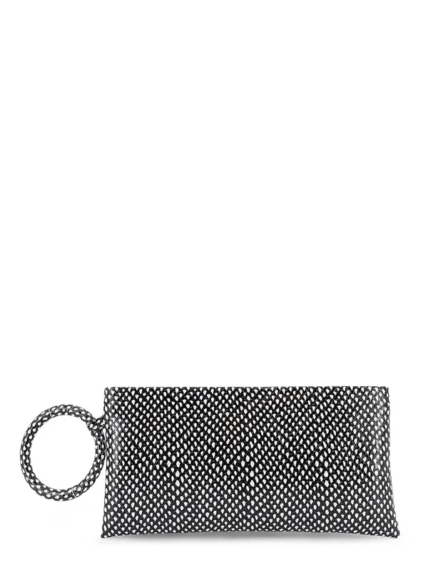Aura Leather Clutch Bag With Snake Motif - Tom Ford