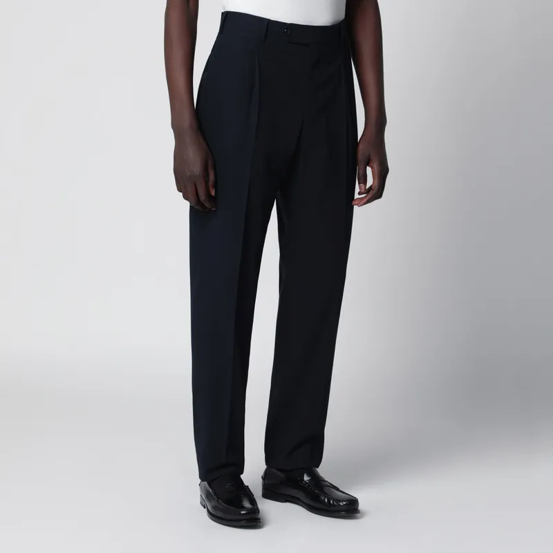 Blue Cotton Trousers - PT Torino