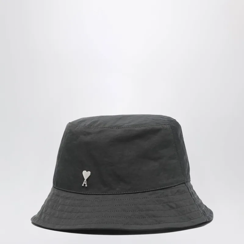 Ami De Coeur Anthracite Bucket Hat - Ami Paris