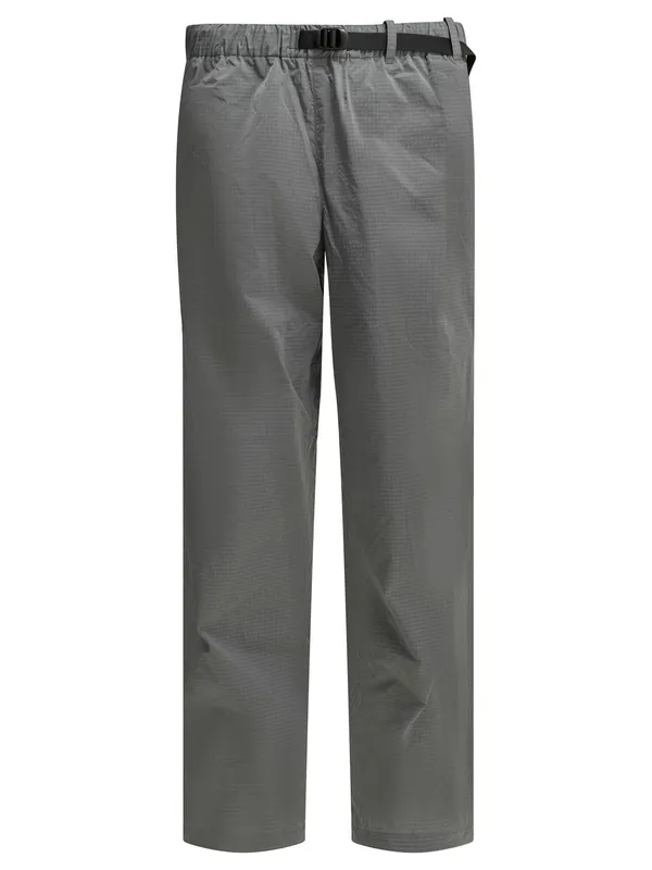 Dope Dyed Rip-Stop Trousers Grey