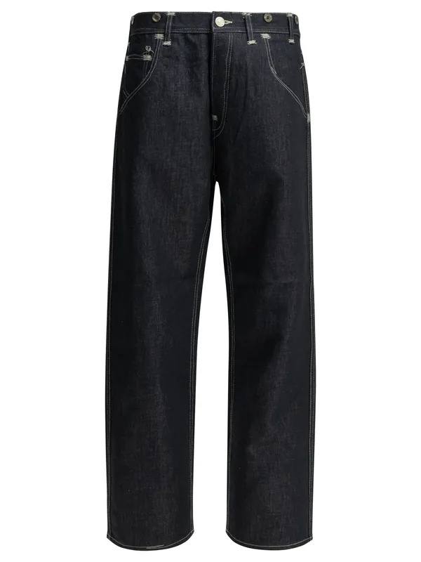 Junya Watanabe Man X Levi'S® 5-Pocket Workwear Wide Leg Jeans Blue