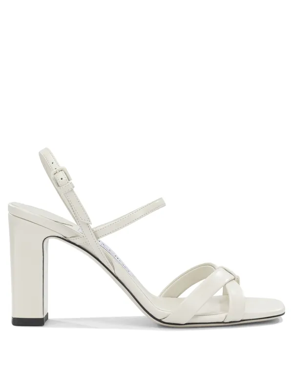 Elsy 85mm Sandals White - Jimmy Choo