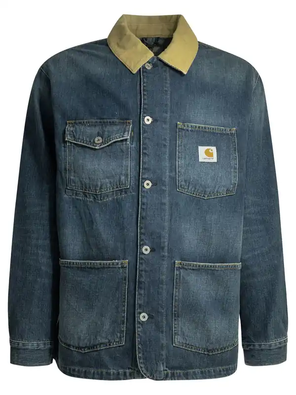Warren Chore Jackets And Coats Blue - Carhartt Wip