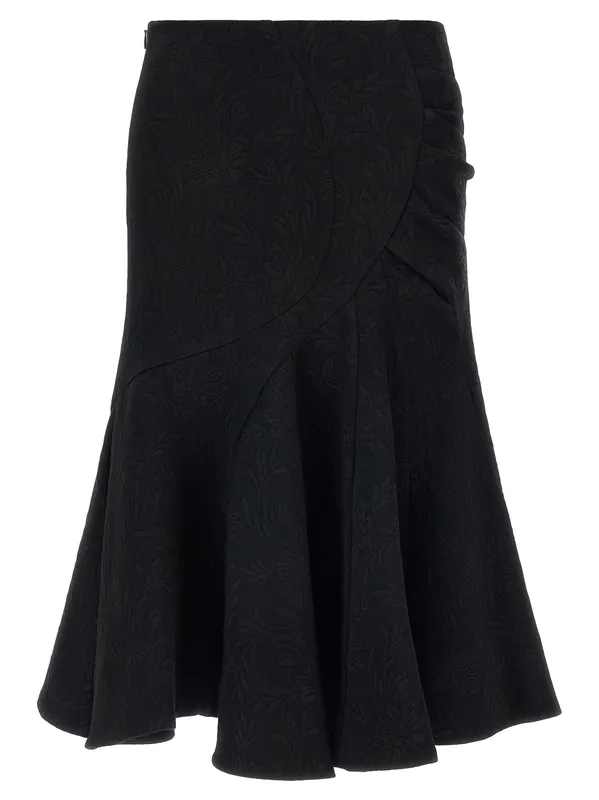 Sibel Skirts Black - Dries Van Noten
