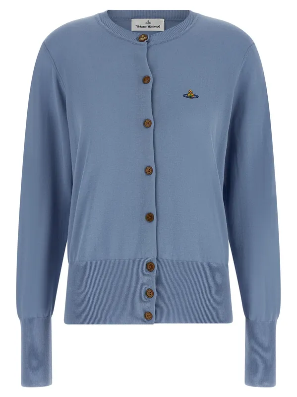 Bea Sweaters And Cardigans Light Blue - Vivienne Westwood