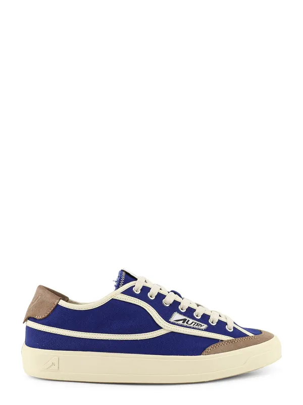 Windscape Canvas Sneakers With Side Logo Label - Autry