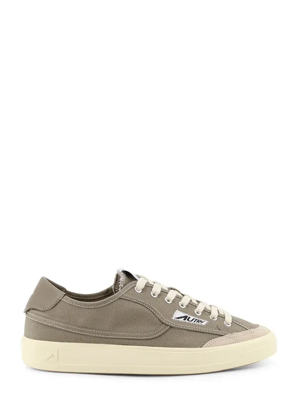 Windscape Canvas Sneakers With Side Logo Label - Autry