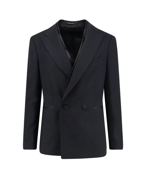 Stretch Viscose And Silk Blazer - Tagliatore