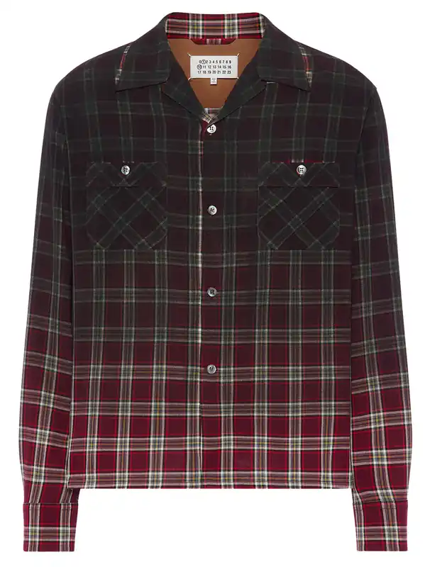 Gradient Check Shirt - Maison Martin Margiela