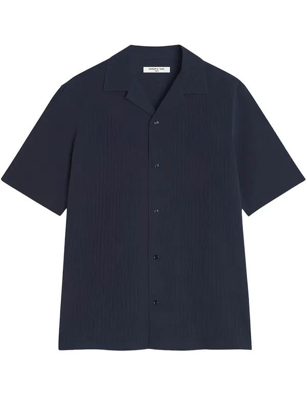 Seersucker Resort Shirt - Maison Kitsuné