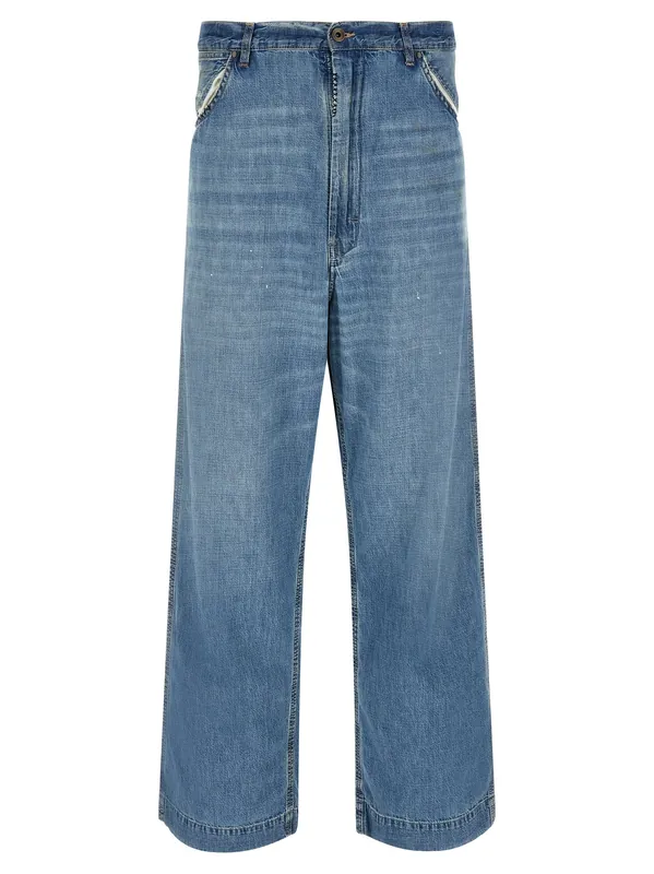 Four Stitches Jeans Blue - Maison Margiela