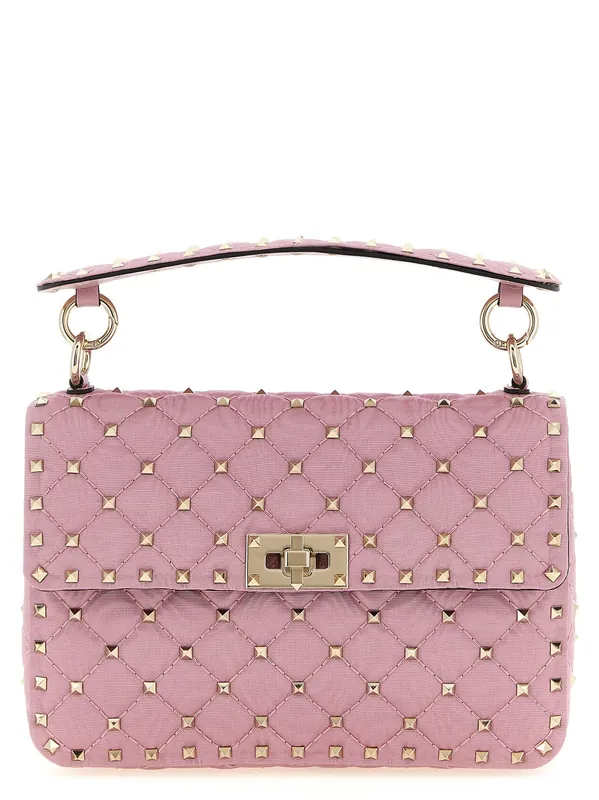 Rockstud Spike Shoulder Bags Pink - Valentino Garavani