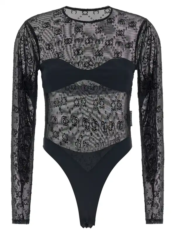 Moonogram Tops Black - Marine Serre