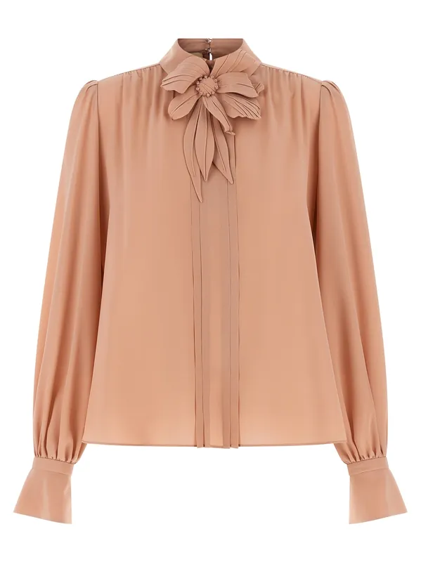 Valentino Garavani CrêPe Top Tops Pink