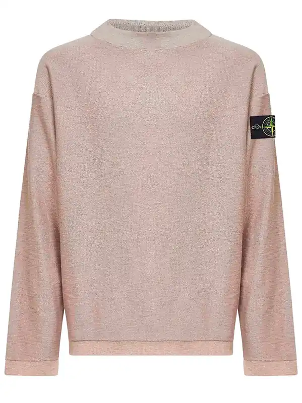 Ribbed Crew Neck Sweater - Stone Island