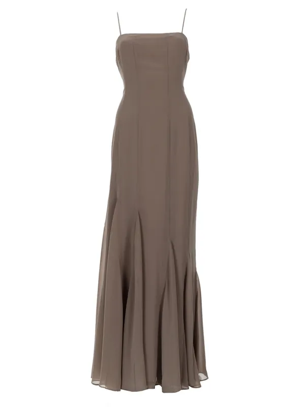 Abito Lungo In Chiffon - Rotate