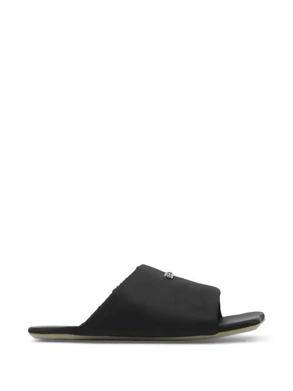 Sandals With Logo Plaque - MM6 Maison Margiela
