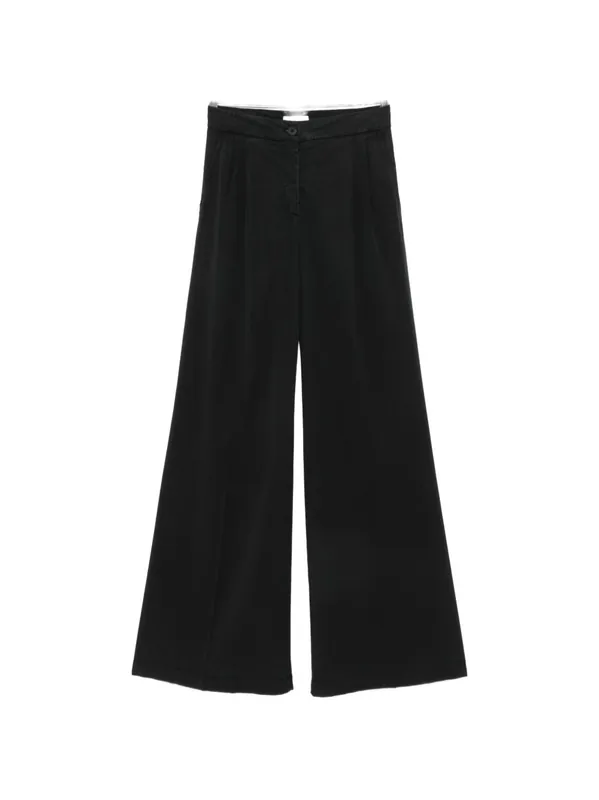 Linen Blend Trousers - Via Masini 80