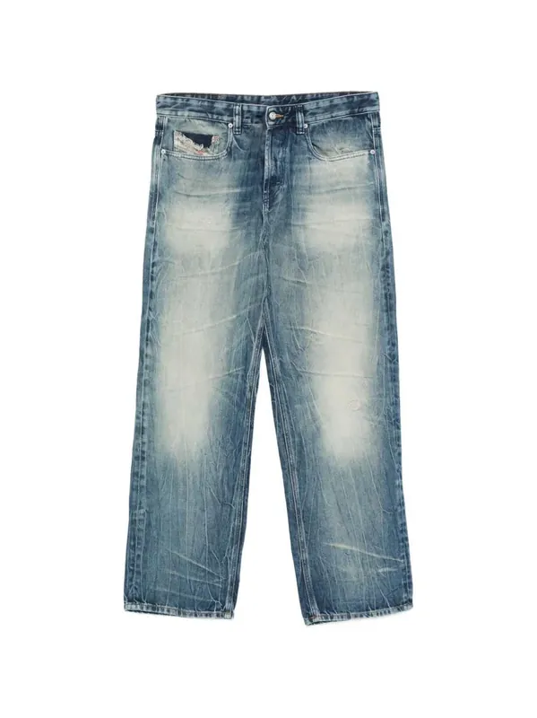 Denim With Logo Patch - Diesel