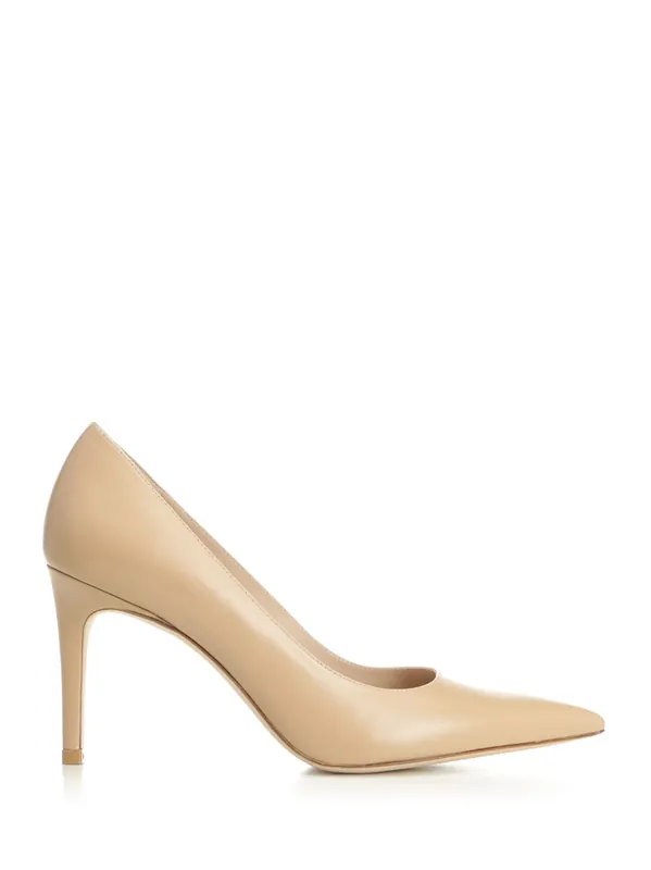 Stuart Power 85 Pumps Beige - Stuart Weitzman