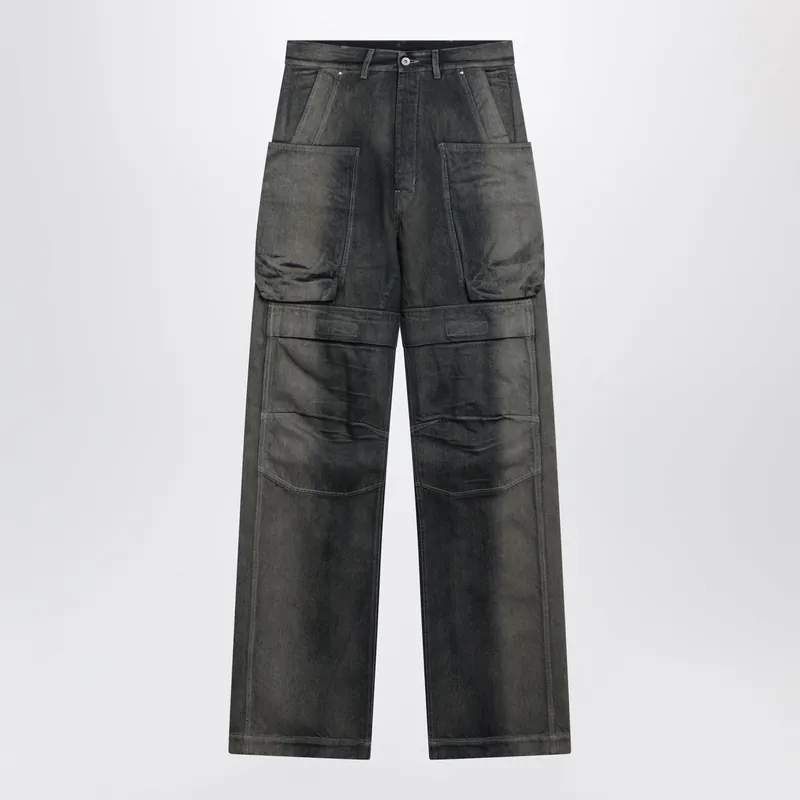 Stefan Cargo Straight-Leg Denim Jeans With Pockets
