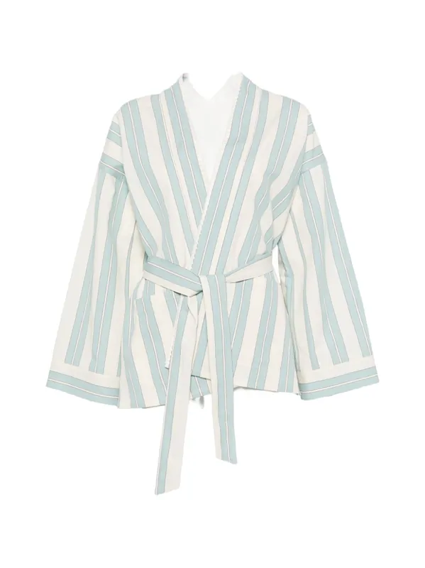 Striped Kimono Jacket - Forte_Forte