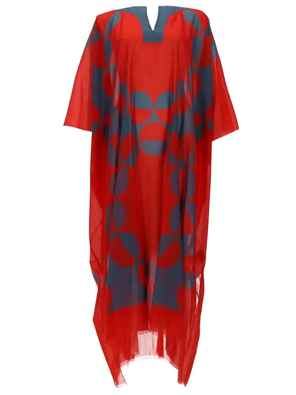 Caftano "Cartland" Con Stampa - Dries Van Noten
