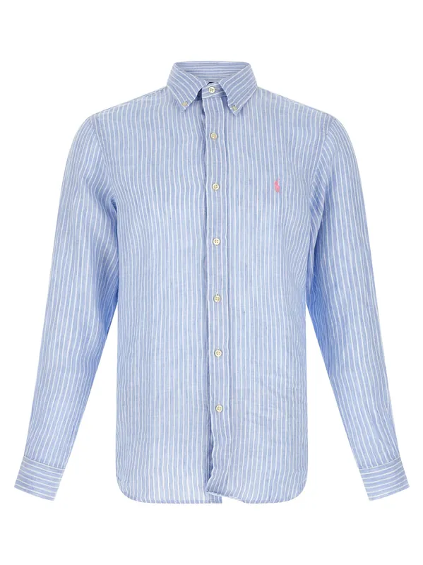 Striped Shirt Shirt And Blouse Light Blue - Polo Ralph Lauren