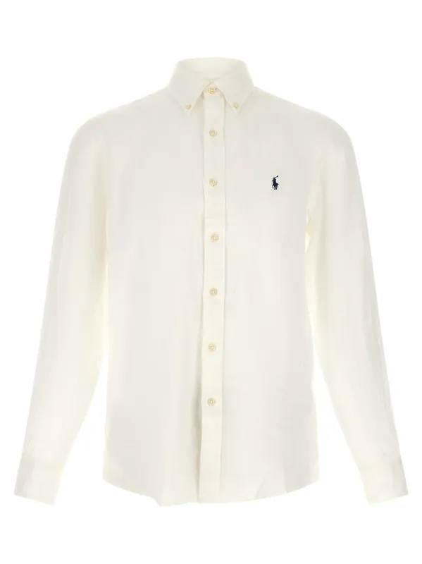 Linen Shirt Shirt And Blouse White - Polo Ralph Lauren