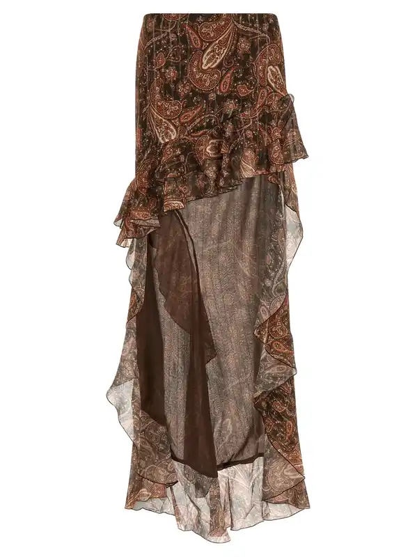 Camelia Skirts Brown - The Andamane
