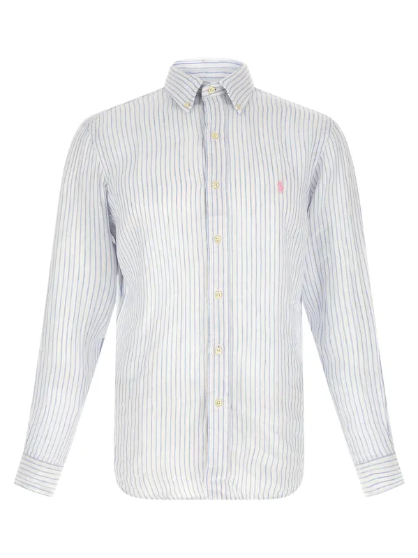 Striped Shirt Shirt And Blouse Light Blue - Polo Ralph Lauren