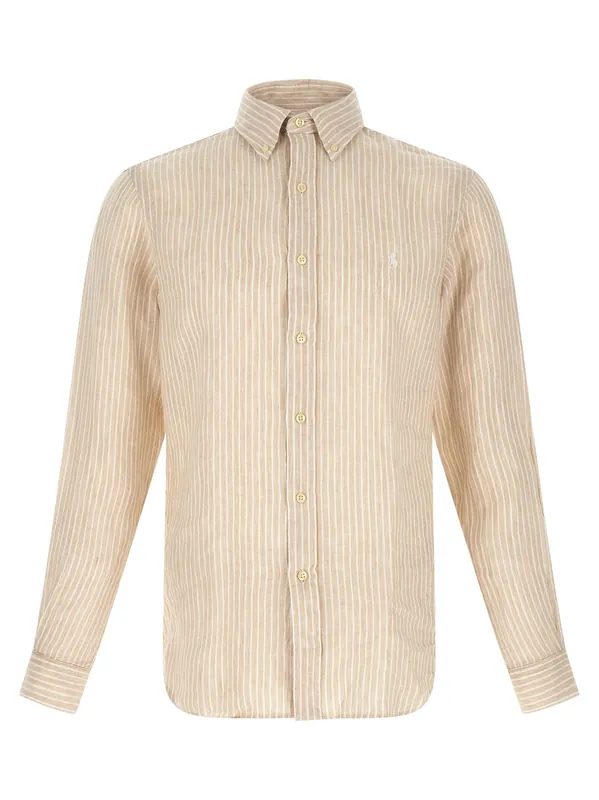 Striped Shirt Shirt And Blouse Beige - Polo Ralph Lauren