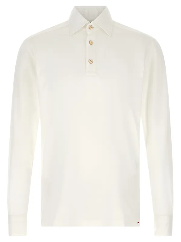 Positano Polo White - Kiton