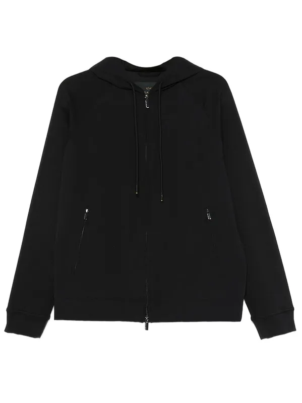 Zip-Up Drawstring Hoodie