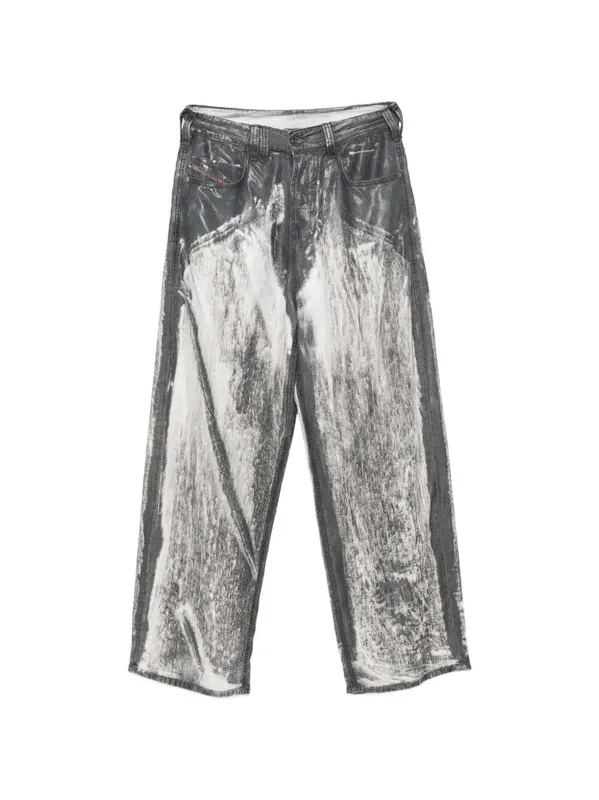 D-Enim-M Trousers With 1997 Applique