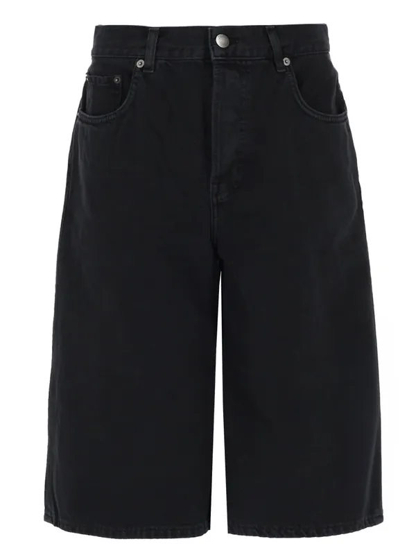 Shorts In Denim Di Cotone - Haikure