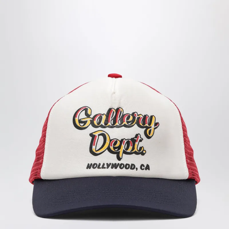 Baseball Cap With Logo Print - Gallery Dept.