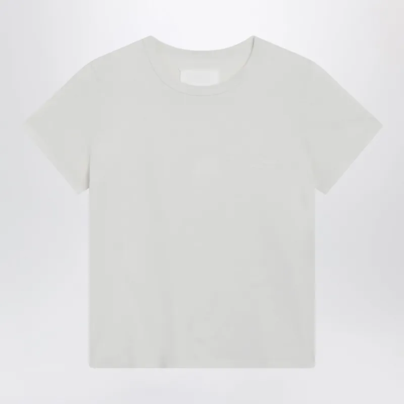 Cotton Jersey Short-Sleeve Crew-Neck T-Shirt In White