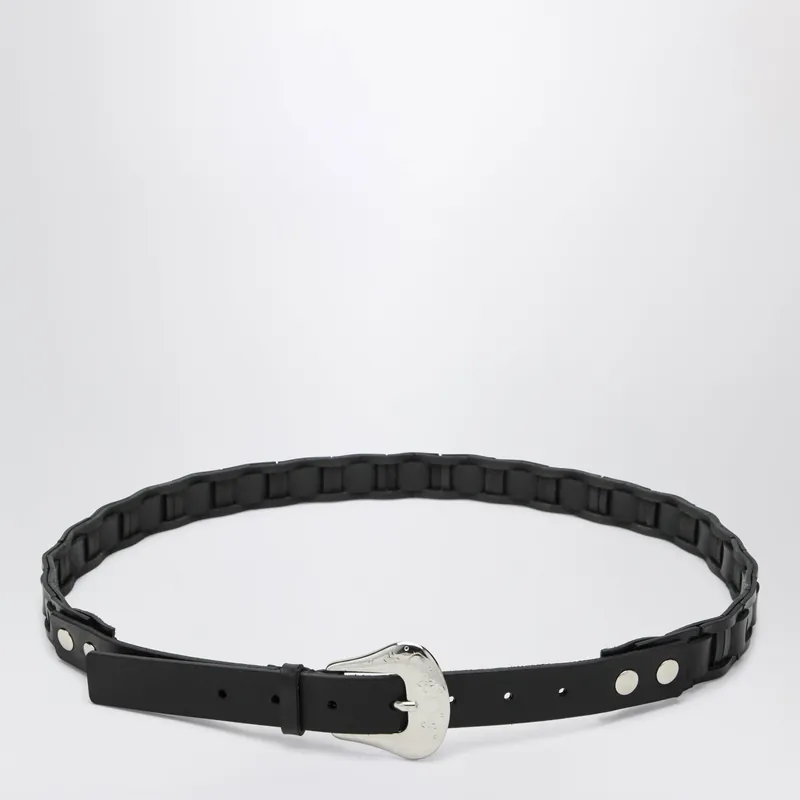 Black Leather Belt - Namacheko