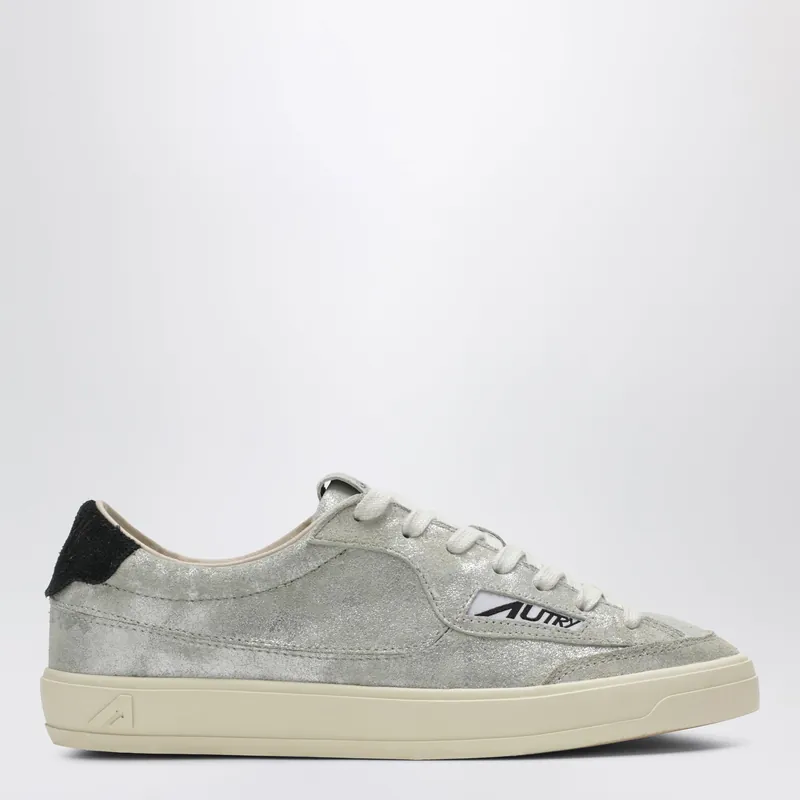 Windscape Low Silver Laminated/Black Sneakers - Autry