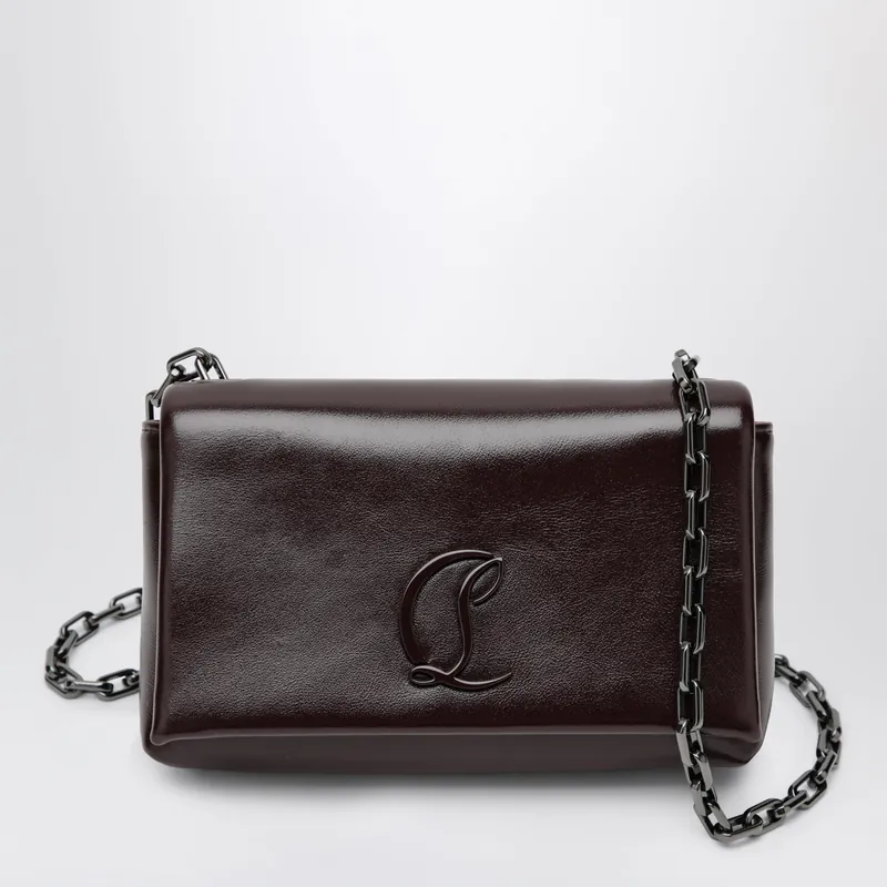 Loubi 54 Large Flap Shoulder Bag Burgundy - Christian Louboutin