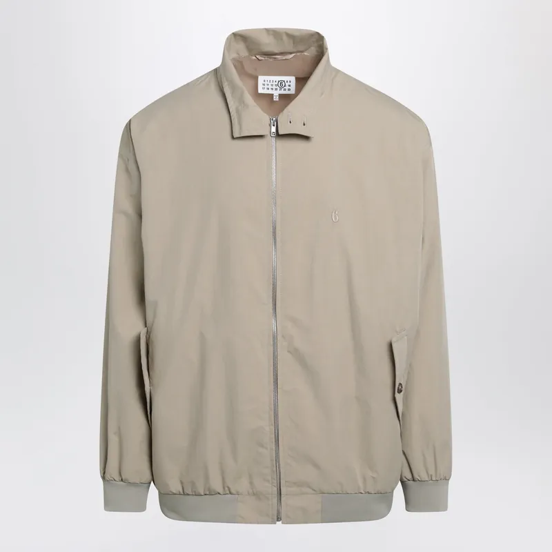 Zip-Up Jacket In Cotton Blend