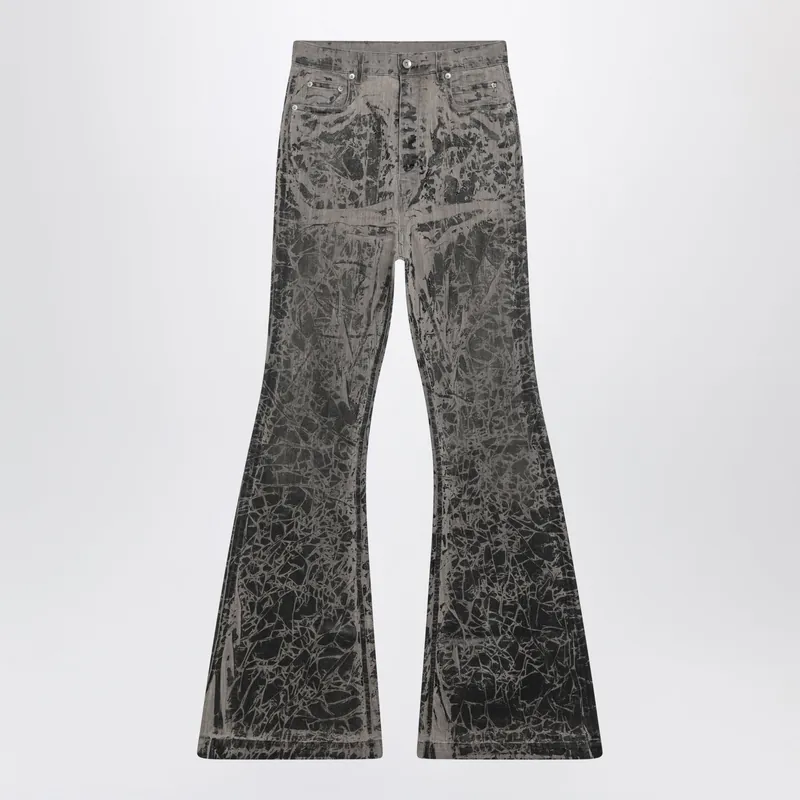 Concordians Bolan Bootcut High-Rise Jeans In Black Denim