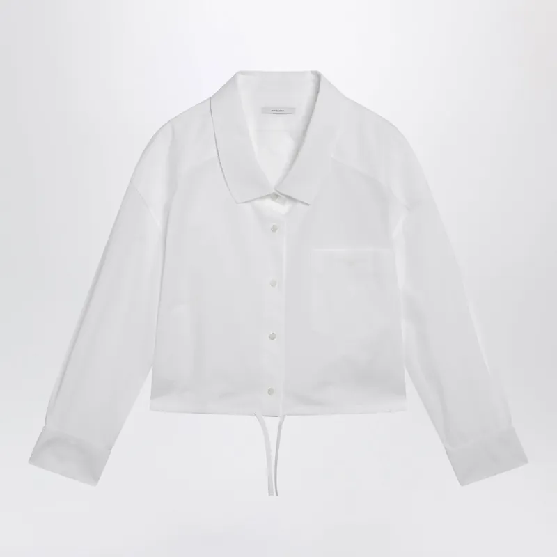 White Short Poplin Shirt - Givenchy