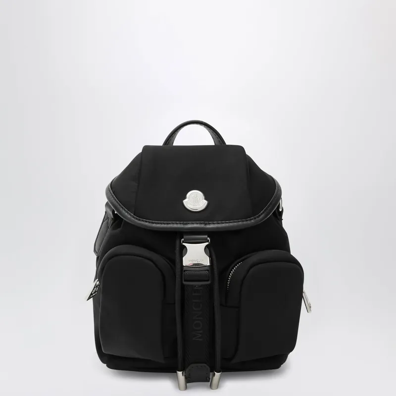 Mini Trick Crossbody Bag In Black Nylon - Moncler