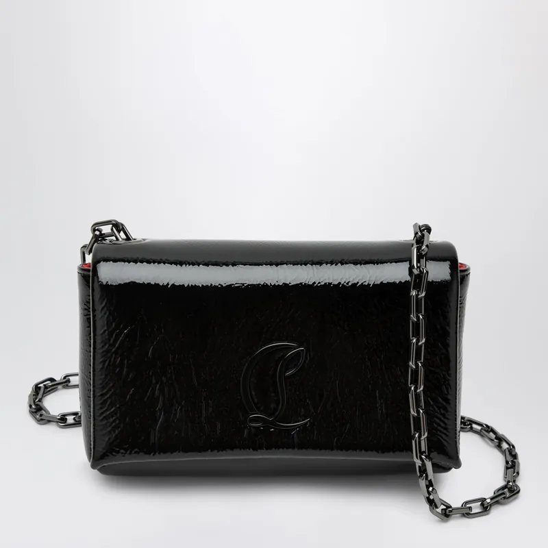 Loubi 54 Large Flap Shoulder Bag Black - Christian Louboutin