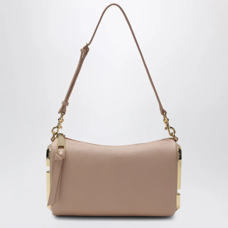 Snapshot Crossbody Bag In Grained Leather, Pink - Marc Jacobs