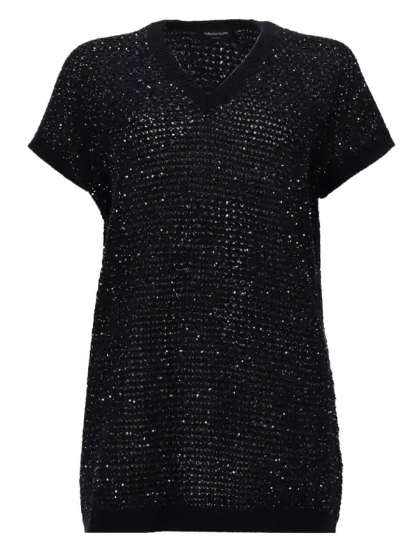 Maglia Con Paillettes - Fabiana Filippi