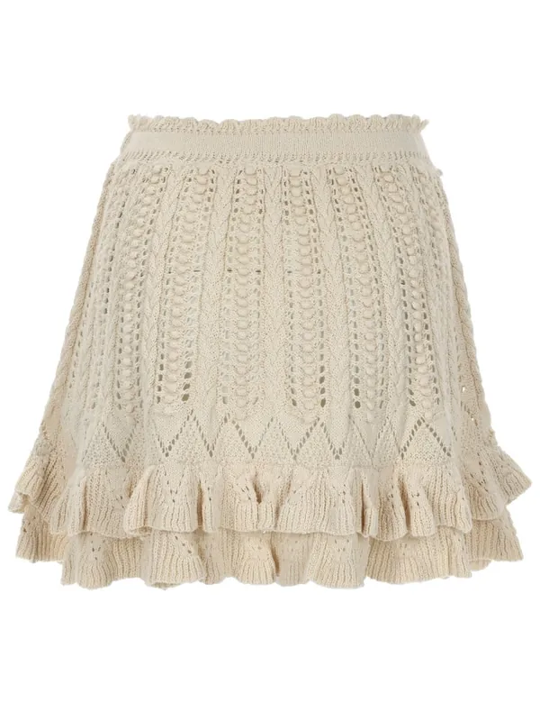 Minigonna "Nelle" In Crochet - Isabel Marant ÉToile